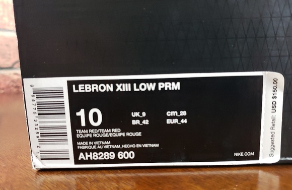 👑 SOLD🚫 Nike Lebron XIII (13) Low PRM - Picture 8 of 8